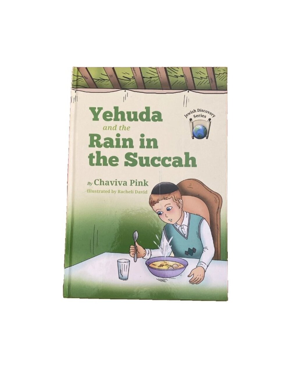 Yehuda And The Rain In The Succah By Chaviva Pink Hardcover 2023 Very Good